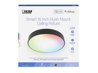 Feit Smart 15 in. H X 15 in. W X 5.5 in. L Nickel Silver Smart-Enabled