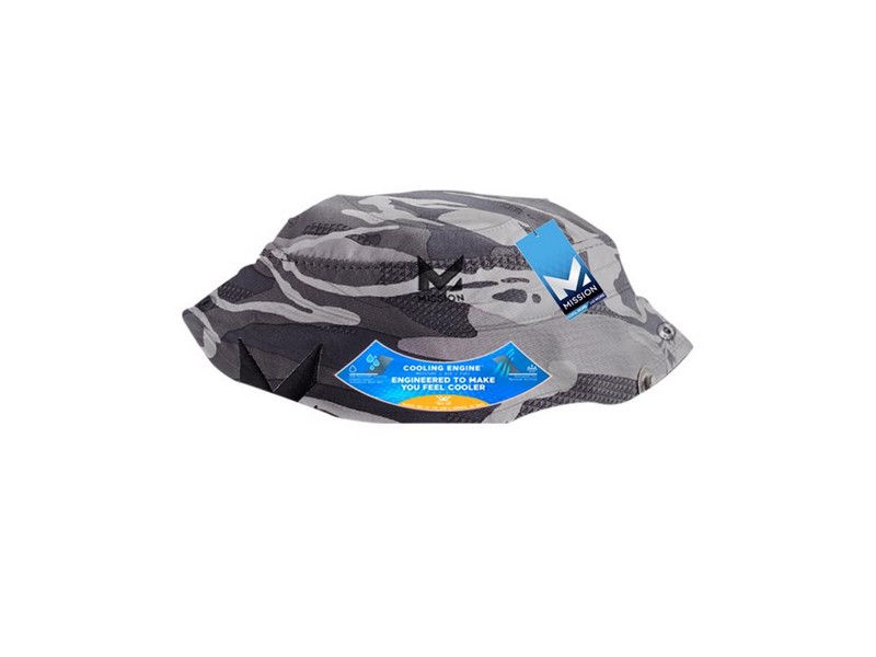 Mission Bucket Hat Matrix Camo Silver One Size Fits Most