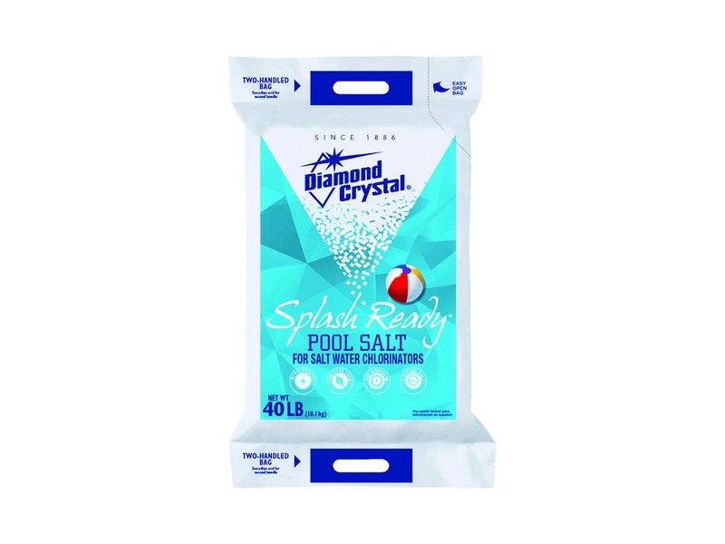 Diamond Crystal Splash Ready Granule Pool Salt 40 lb