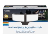 Feit Electric Motion-Sensing Hardwired LED Bronze Security Light