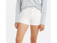 Women's Levi Mid Lenght Chalk White Short