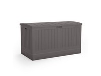 Suncast 58 in. W X 32 in. D Gray Plastic Deck Box 200 gal