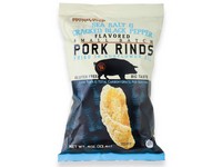 Rudolph Pork Rind Sea Salt and Cracked Pepper Snack 4 oz Bagged