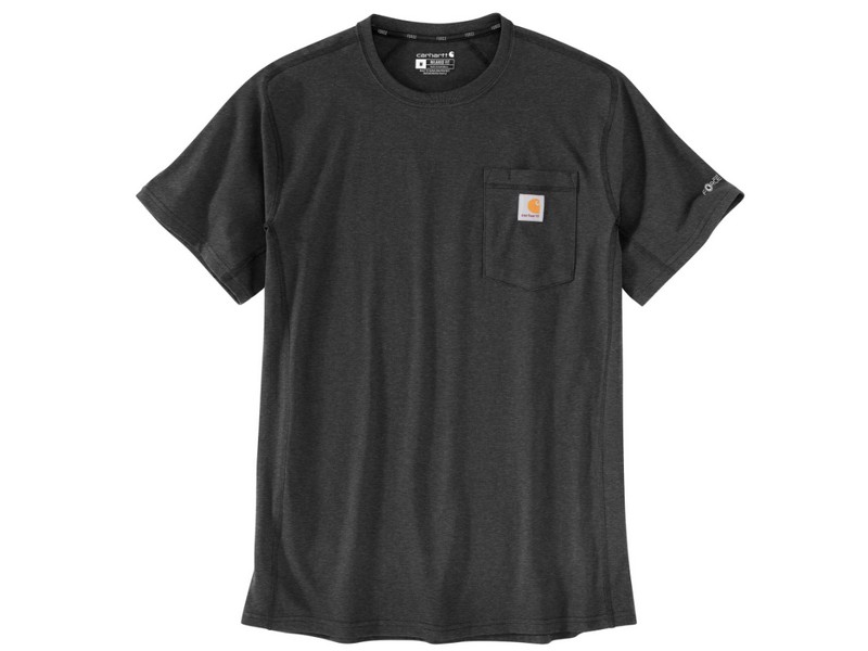 Men's Carhartt Force Short Sleeve Pocket T Carbon Heather