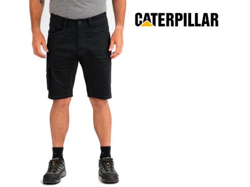 Men's Cateprillar Operator Flex Work Short Black
