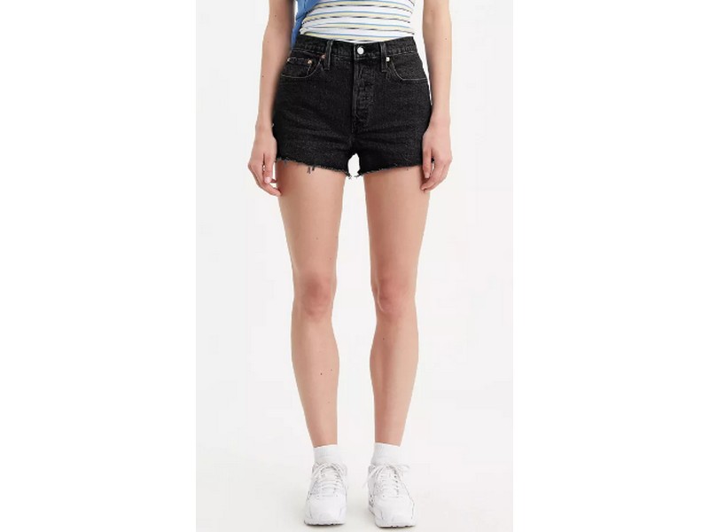 Women's Levi 501 Black Short