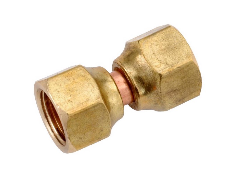 Anderson Metals 1/4 in. Female Flare 1/4 in. D Female Flare Brass Swivel