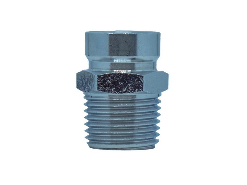 Anderson Metals 1/2 in. MPT 3/8 in. D Female Compression Chrome Compression