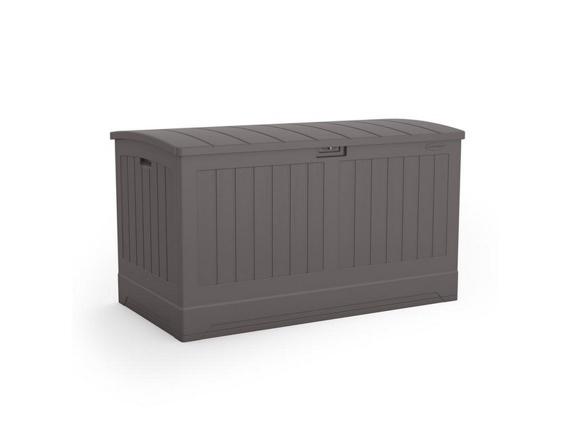 Suncast 58 in. W X 32 in. D Gray Plastic Deck Box 200 gal