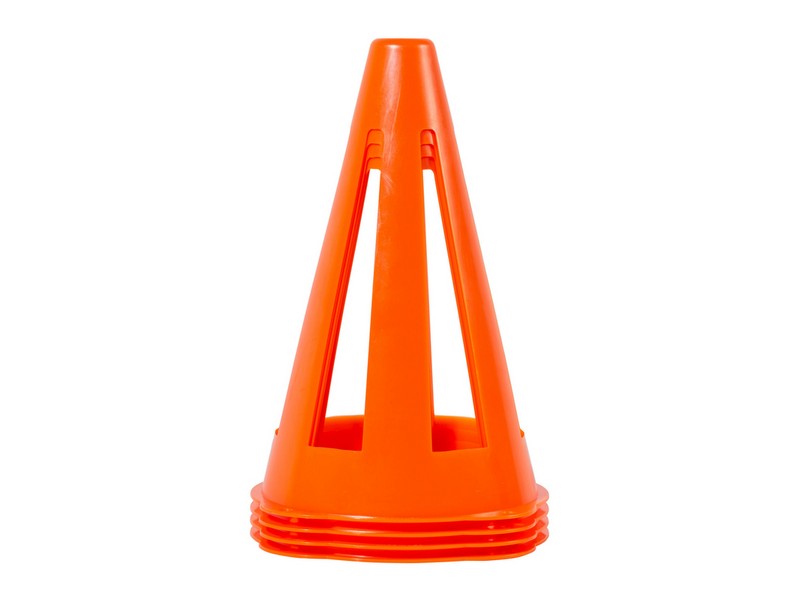 Safety Cones Org Plst 9"