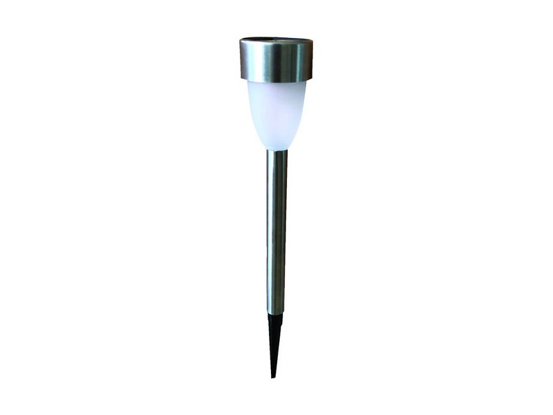 Living Accents Silver Solar Powered LED Pathway Light 1 pk