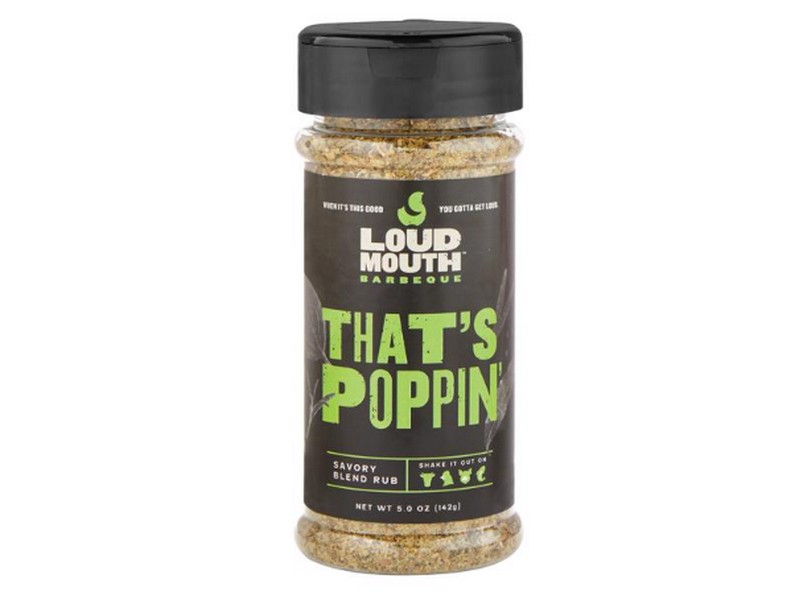 Loud Mouth That's Poppin' Savory Blend BBQ Rub 5oz