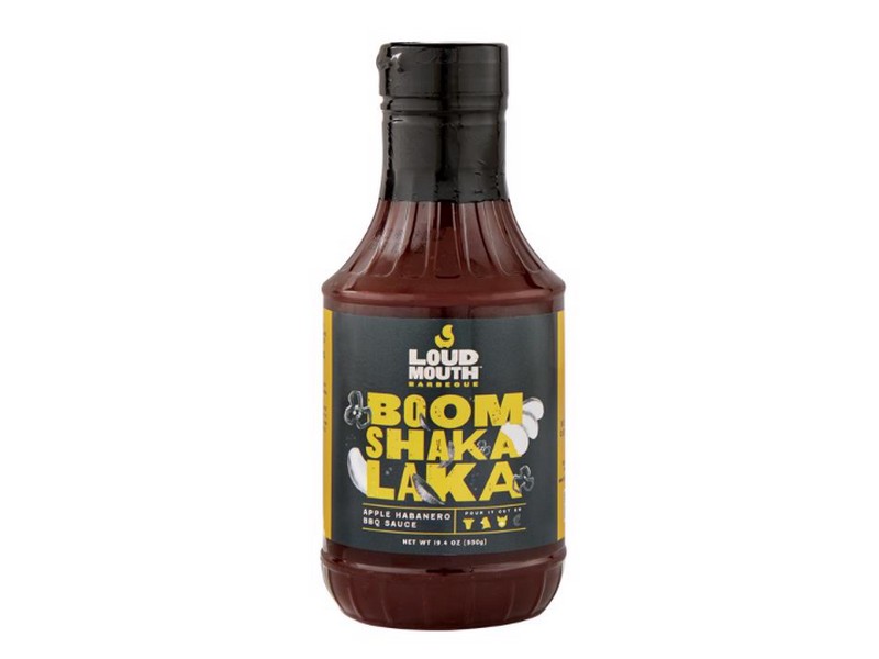 Loud Mouth Boom Shaka Laka Apple Habenero BBQ Sauce 19.4oz