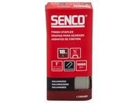 Senco 1/4 in. W X 1 in. L Galvanized Finish Staples 18 Ga. 1000 pk