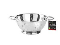 Bene Casa 4 in. W X 7 in. L Silver Stainless Steel Strainer with Handle