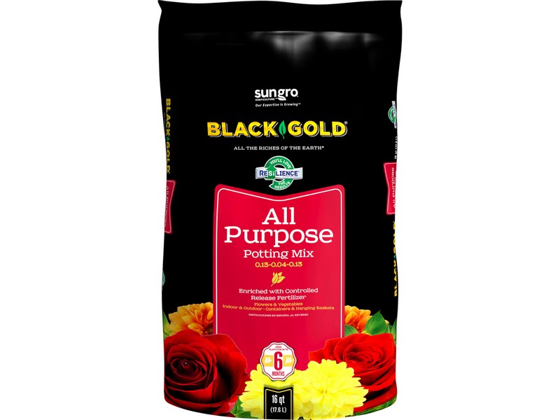 Black Gold All Purpose Potting Mix 16 qt