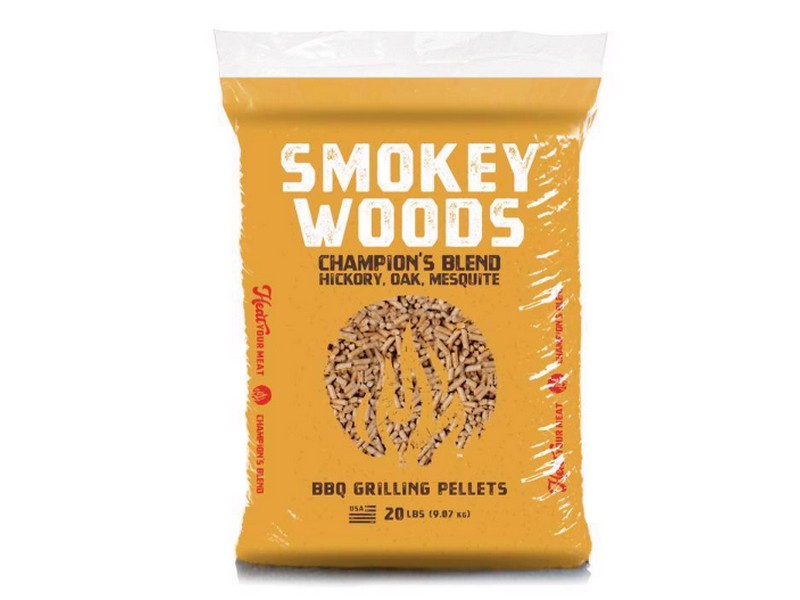 Smokey Woods Hardwood Pellets all Natural Hickory/Mesquite/Oak 20lb