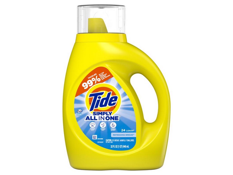 Tide Simply All In One Refreshing Breeze Scent Detergent Liquid 32 fl. oz. 1