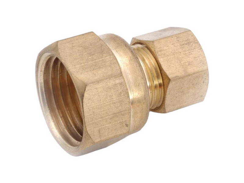 Anderson Metals 1/4 in. Compression 1/4 in. D FIP Brass Compression