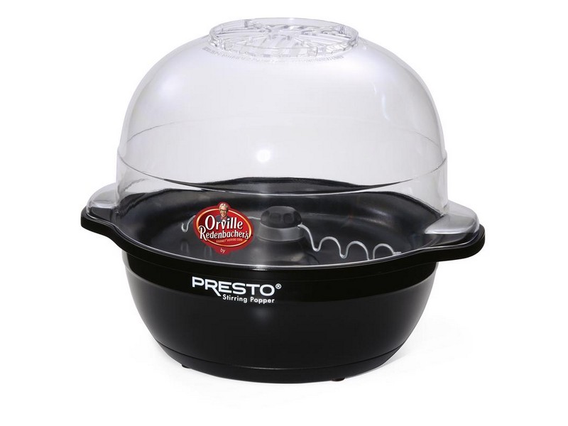 Presto Orville Redenbacher's Gloss Black 6 qt Oil Popcorn Popper