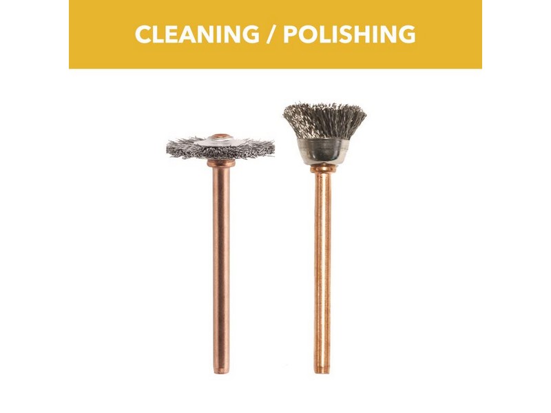 Dremel Stainless Steel Cleaning And Polishing Moto Tool Kit 2 each