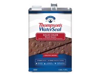 Thompson's WaterSeal Solid Color Wood Sealer Solid Chestnut Brown Waterproofing Wood Stain and Seale