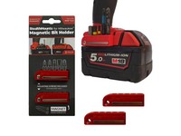 StealthMounts Milwaukee M18 Red ABS Magnetic Bit Holder 2 pk