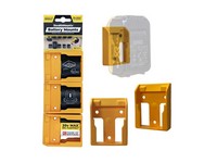 StealthMounts Dewault 20v MAX Yellow ABS Battery Mounts Holder 6 pk