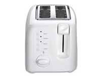 Cuisinart Plastic White 2 slot Toaster 7.2 in. H X 6.5 in. W X 11 in. D