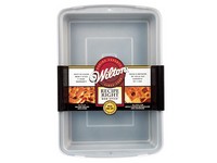 Wilton 13 in. W X 9 in. L Cake Pan Silver/White 1