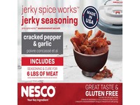 Nesco Jerky Spice Works Cracked Pepper & Garlic Jerky Seasoning 6 lb Boxed