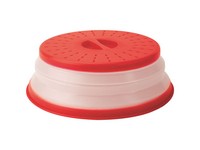 Tovolo 10.5 in. W X 10.5 in. L Red/White Plastic Collapsible Microwave Food Cover
