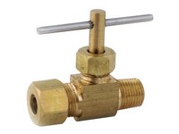 Anderson Metals 1/4 in. 1/8 in. Brass Needle Valve