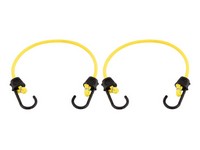 Keeper Black/Yellow Bungee Cord 24 in. L X 0.315 in. T 2 pk