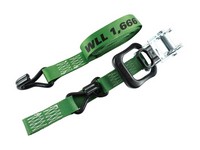 Keeper 1.5 in. W X 12 ft. L Forest Green Ratchet Tie Down Strap 1666 lb 1 pk