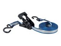 Keeper 1 in. W X 14 ft. L Gray Ratchet Tie Down Strap 500 lb 1 pk