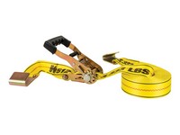 Keeper 2 in. W X 27 ft. L Yellow Ratchet Tie Down Strap 3333 lb 1 pk