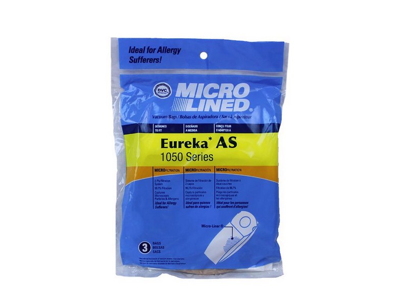 DVC Micro Lined Vacuum Bag For Eureka AS 3 pk