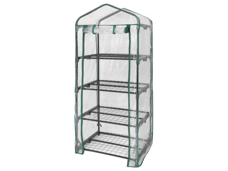 Miracle-Gro Clear 23 in. W X 17 in. D X 57 in. H Greenhouse