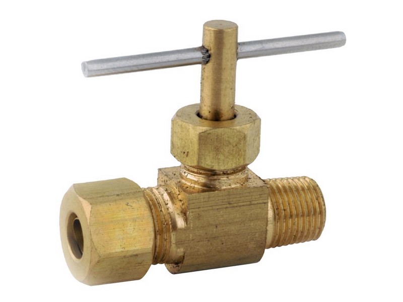 Anderson Metals 1/4 in. 1/8 in. Brass Needle Valve