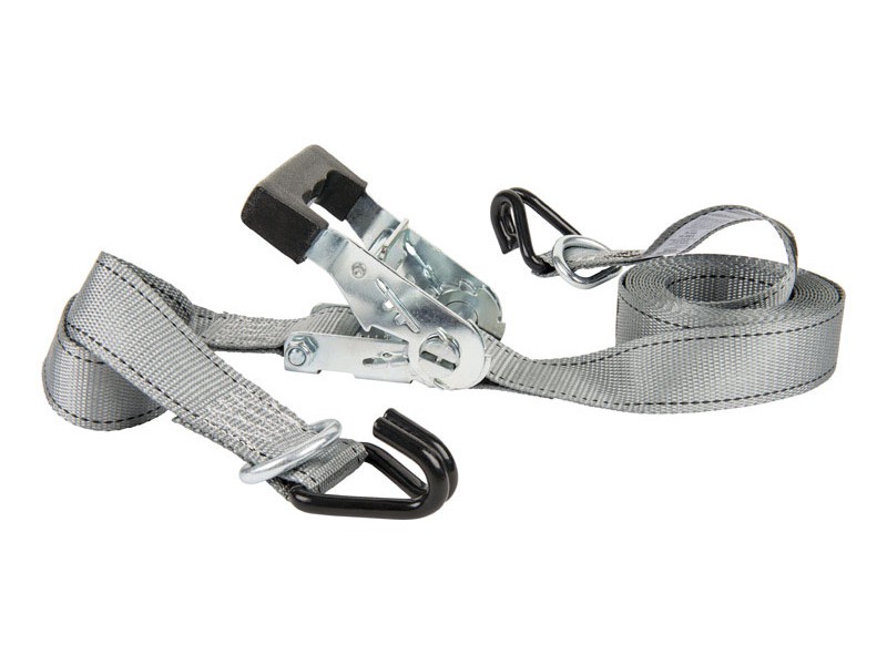 Keeper 1.5 in. W X 14 ft. L Gray Tie Down w/Ratchet 1000 lb 1 pk