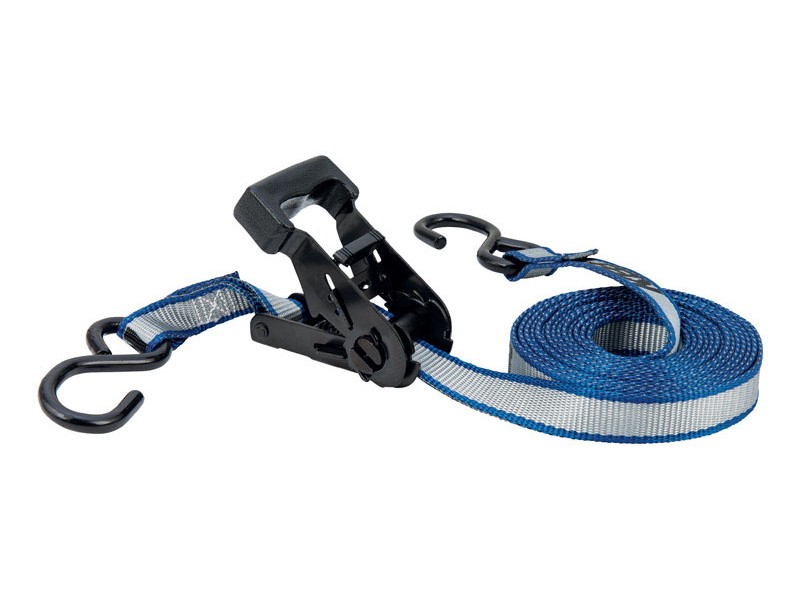 Keeper 1 in. W X 14 ft. L Gray Ratchet Tie Down Strap 500 lb 1 pk