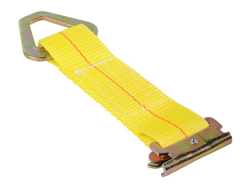 Keeper 2 in. W X 7 in. L Yellow E-Track Tie-Off 2000 lb 1 pk
