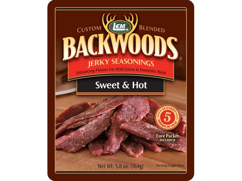 LEM Backwoods Sweet and Hot Jerky Seasoning 5.8 oz Boxed