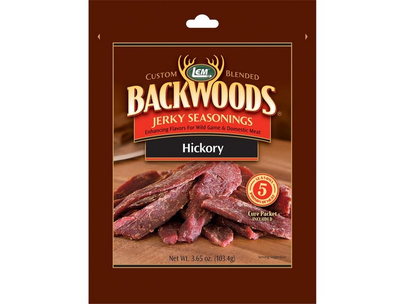 LEM Backwoods Hickory Jerky Seasoning 3.65 oz Boxed