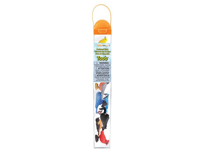 Safari Ltd Toobs Backyard Birds Toys Plastic Assorted 7 pc