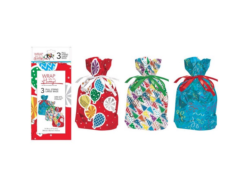 Paper Images Assorted Drawstring Gift Bag