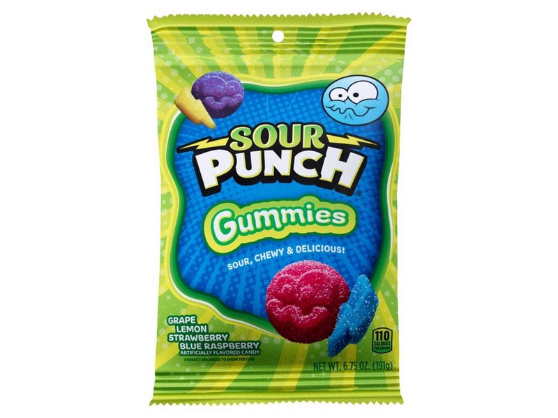 Sour Punch Assorted Sour Gummie Candy 6.75 oz