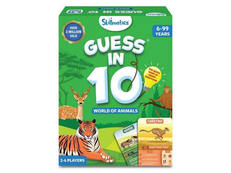Animal Trivia Card Game Ages 6+