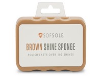 SOF SOLE Brown Shine Sponge Shoe Polish